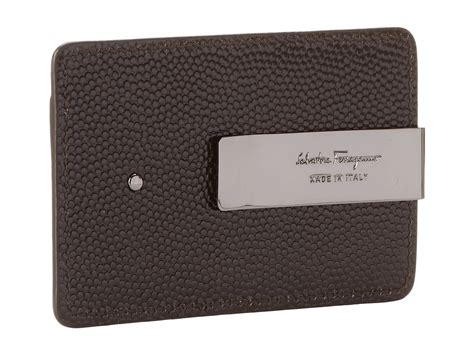 salvatore ferragamo money clip wallet